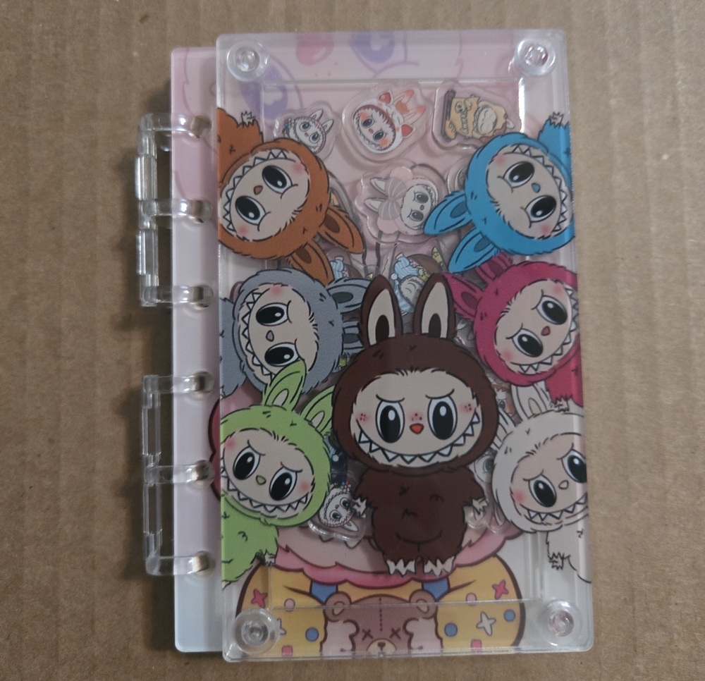 Labubu A7 Acrylic Shaker Notebook